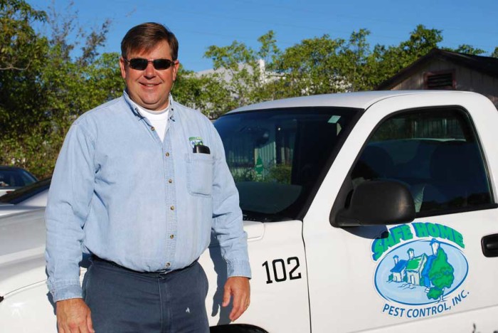 Greg Freebold, the owner of the West Palm Beach, FL based Safe Home Pest Control